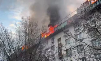 Пожар в Астане: шесть этажей в огненном плену
