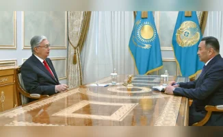 Токаев встретился с главой КНБ Ермеком Сагимбаевым в Астане